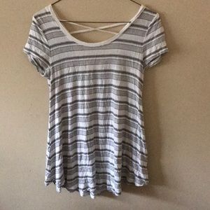 Striped Back Out Top